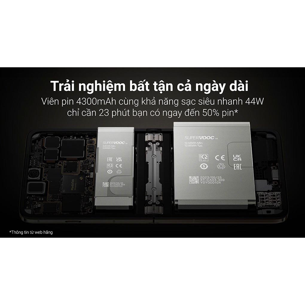 Điện thoại OPPO Find N3 Flip (12GB/256GB) - Hàng Chính Hãng