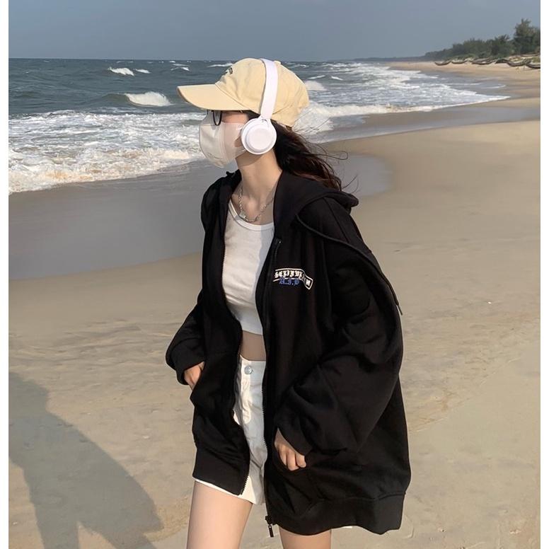 Áo khoác nỉ nữ unisex Homies liền mũ có túi in hình AIB độc lạ duyên dáng hot của năm tpp975 mới