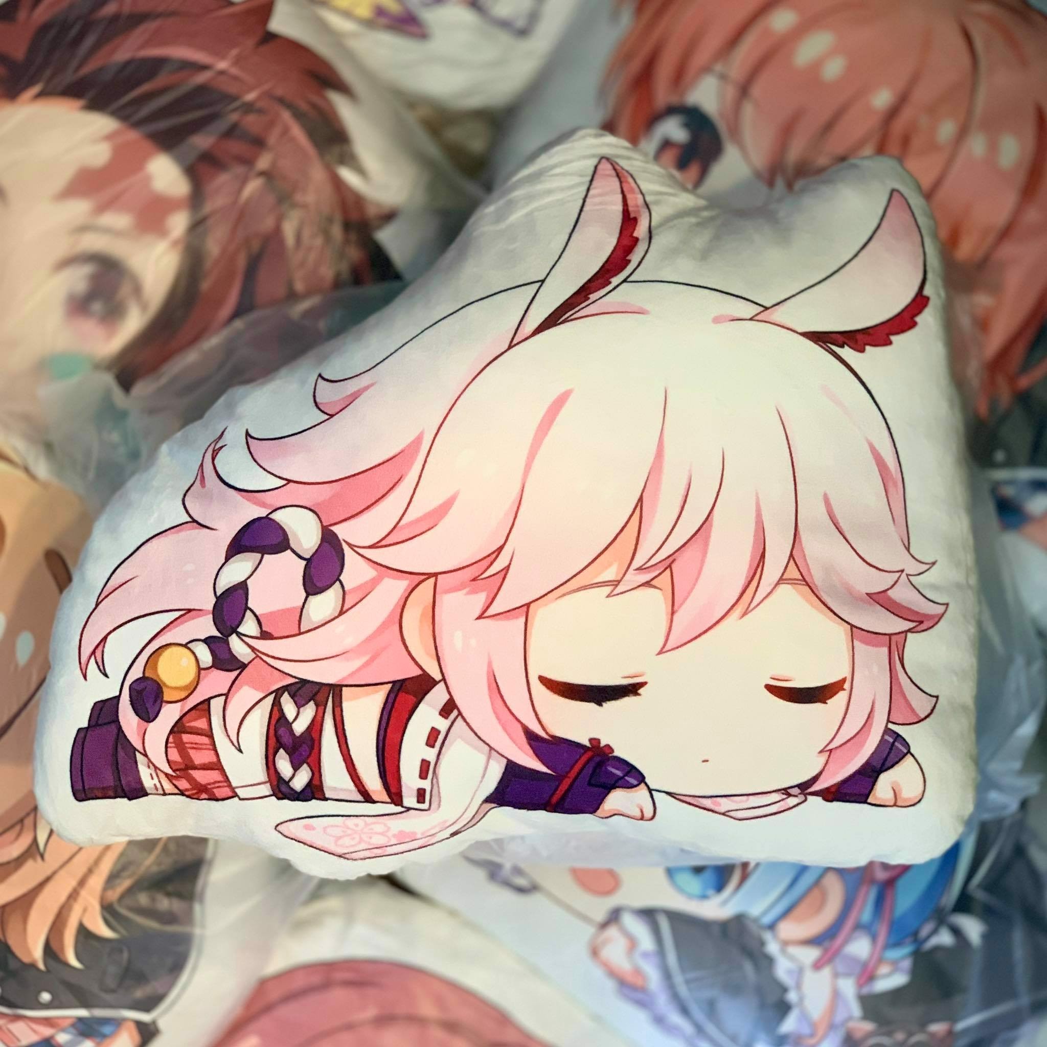 Gấu bông in 2 mặt Honkai Impact 3rd - Yae Sakura size A3 và A4