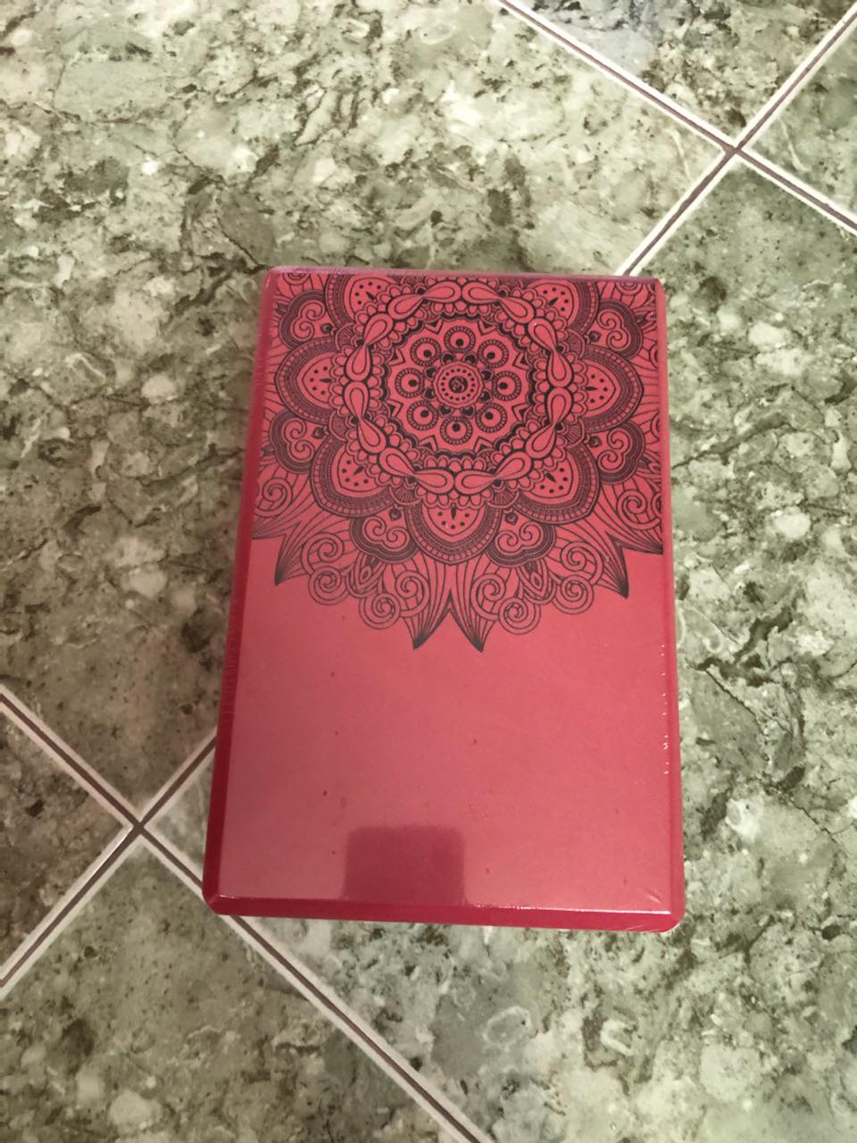 Bộ 2 gạch tập hoa mandala 300gr n và 1 dây yoga cotton