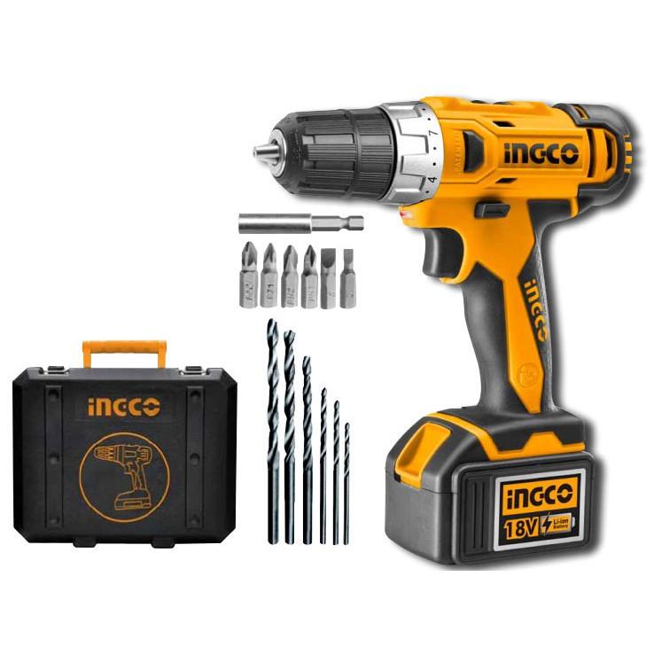 18V Máy khoan và vặn vít dùng pin Ingco CDLI228180
