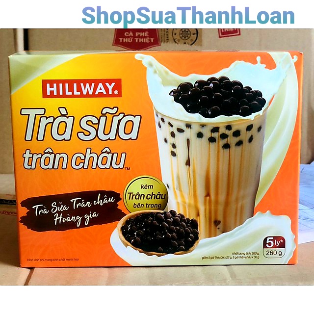 Trà sữa trân châu Hillway vị truyền thống 260g