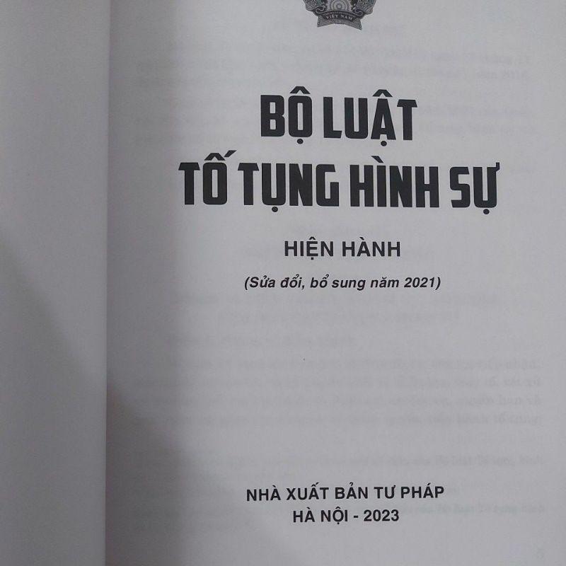 Sách - Bộ luật tố tụng hình sự