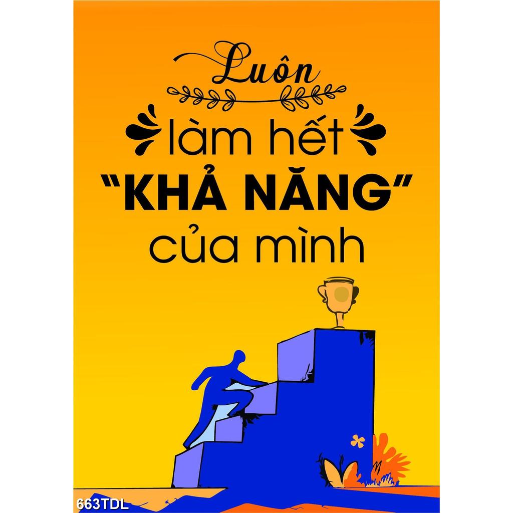 DECAL SLOGAN LUÔN LÀM HẾT KHẢ NĂNG CỦA MÌNH