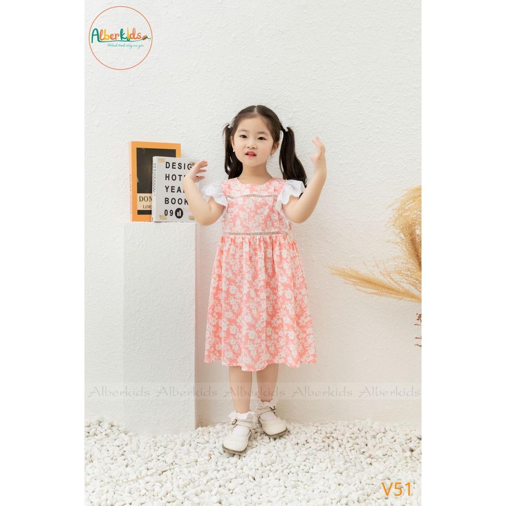 Váy bé gái ALBERKIDS hoa tay cánh tiên công chúa xinh đẹp cho trẻ em từ 2,3,4,5,6,7,8,9,10,11,12 tuổi