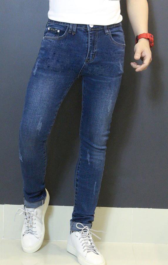 Quần Bò Nam Xanh Đậm Dáng Body XANHDAM01