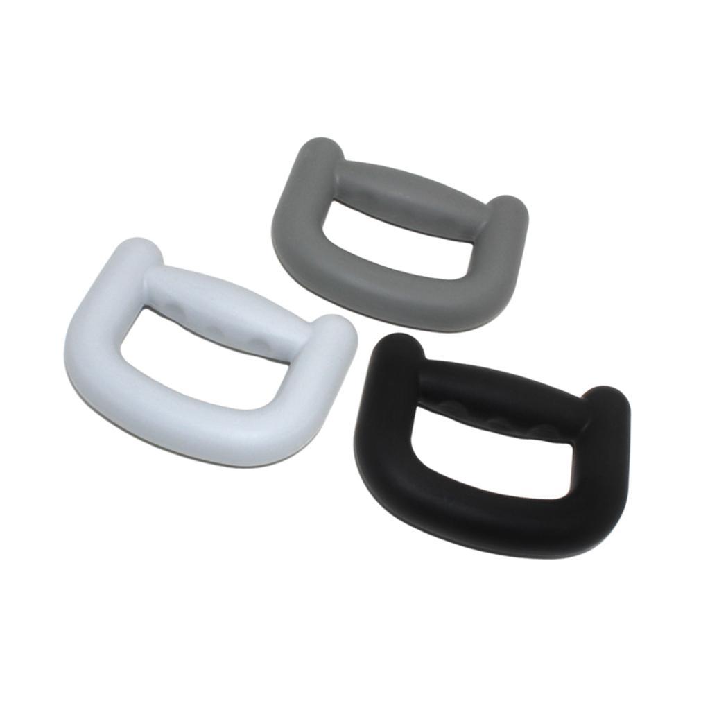 3Pcs Hand Grip Strengthener Silicone Ring Resistance D Shped Hand Gripper,Grip Strength Trainer, Finger Strengthener,Wrist Forearm Hand Exerciser