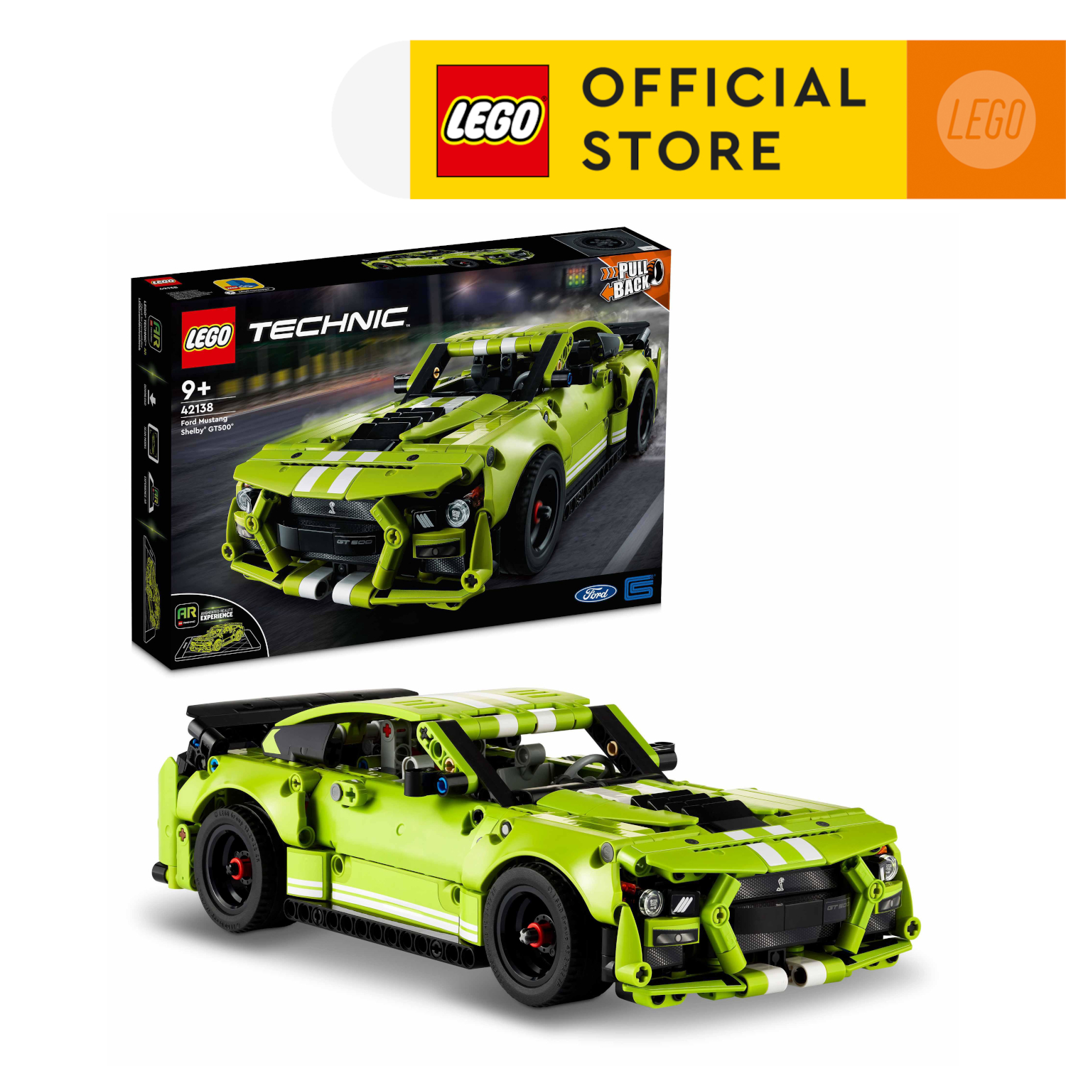 LEGO Technic 42138 Xe Ford Mustang Shelby GT500 (544 chi tiết)