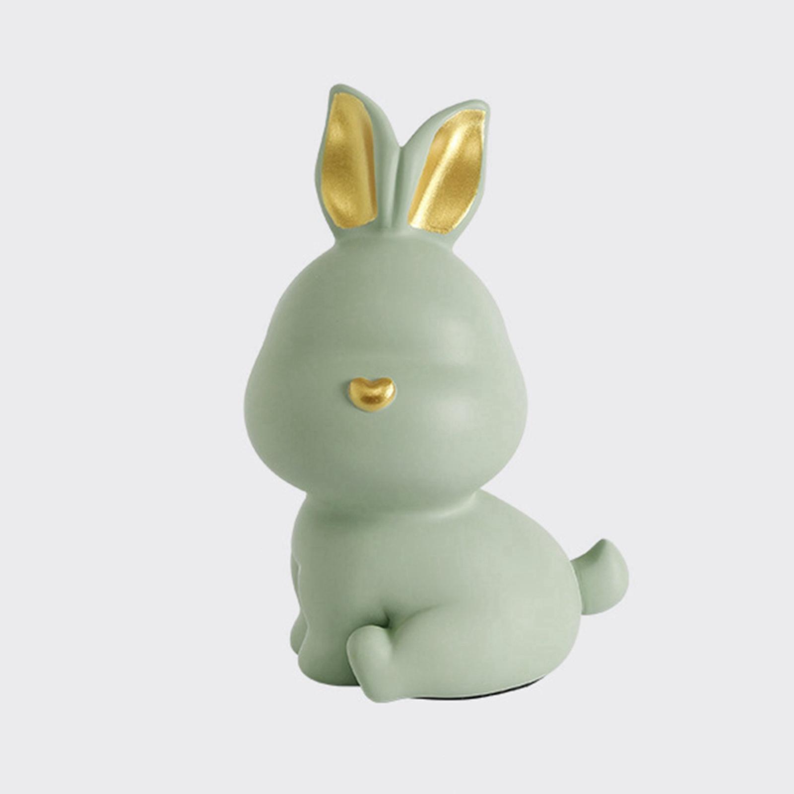 Rabbit Piggy Box Statue Container Money Box for Toddler