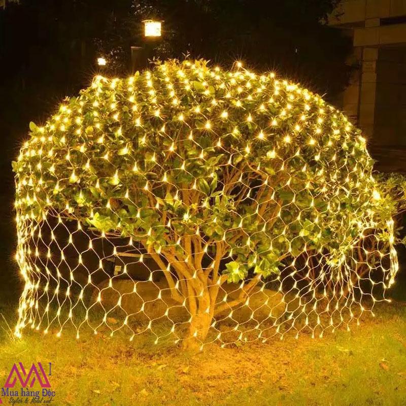 Đèn Trang Trí Đèn led trang trí lưới đánh cá cắm điện 3 x 2 mét