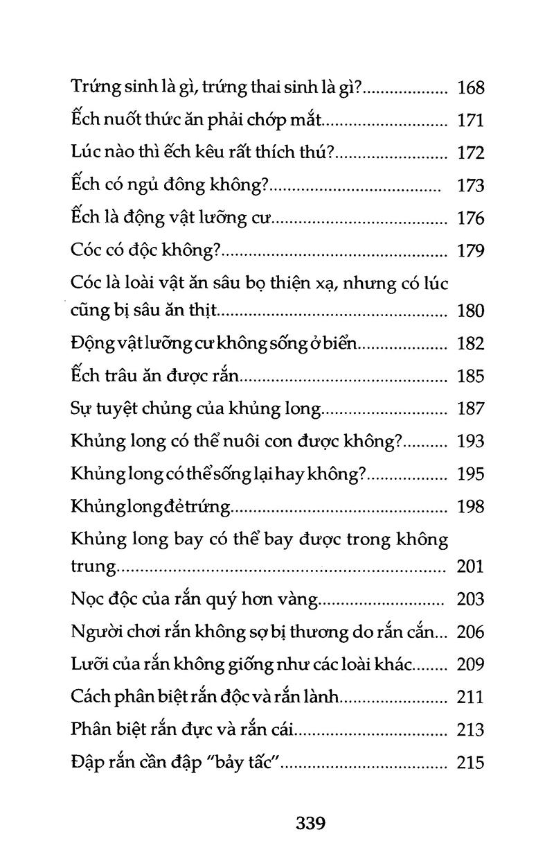 Khoa Học Vui - Thế Giới Động Vật