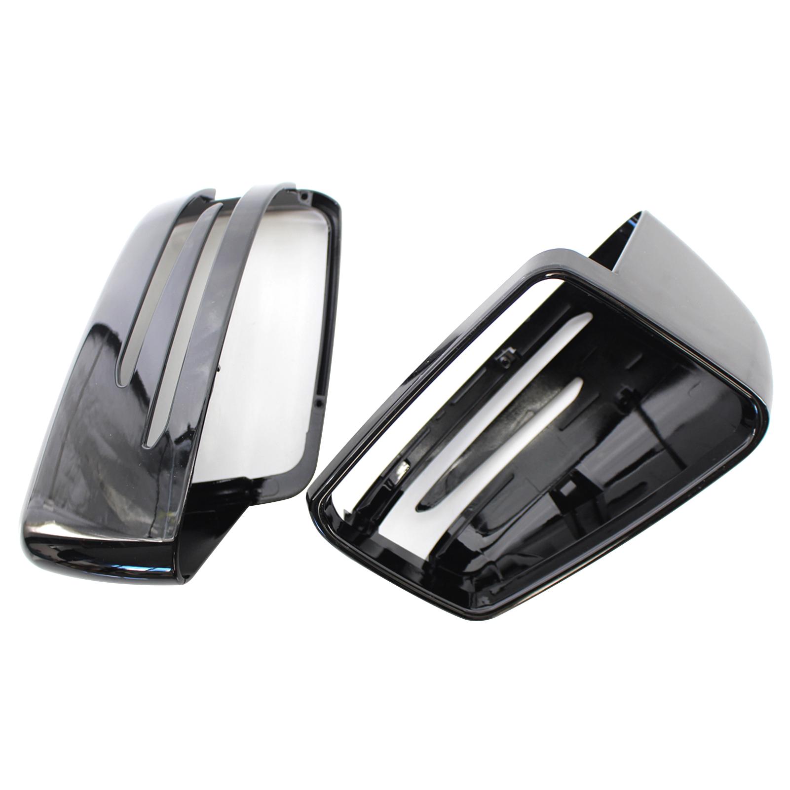 1 Pair Rearview Mirror Cover Carbon Fiber Replacement for Benz E C-Class W212 W204 W221 2009-2013