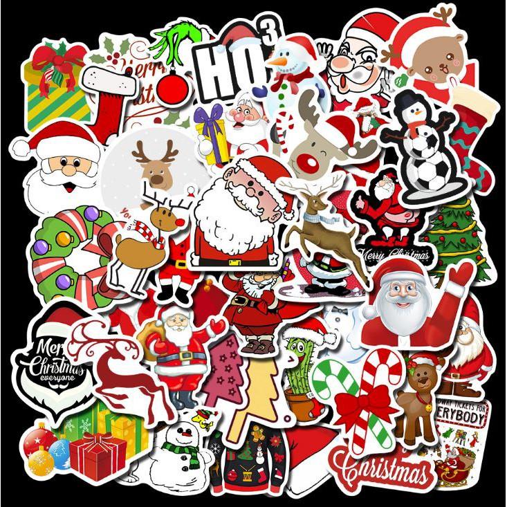Sticker dán cao cấp GIÁNG SINH Cực COOL ms#81