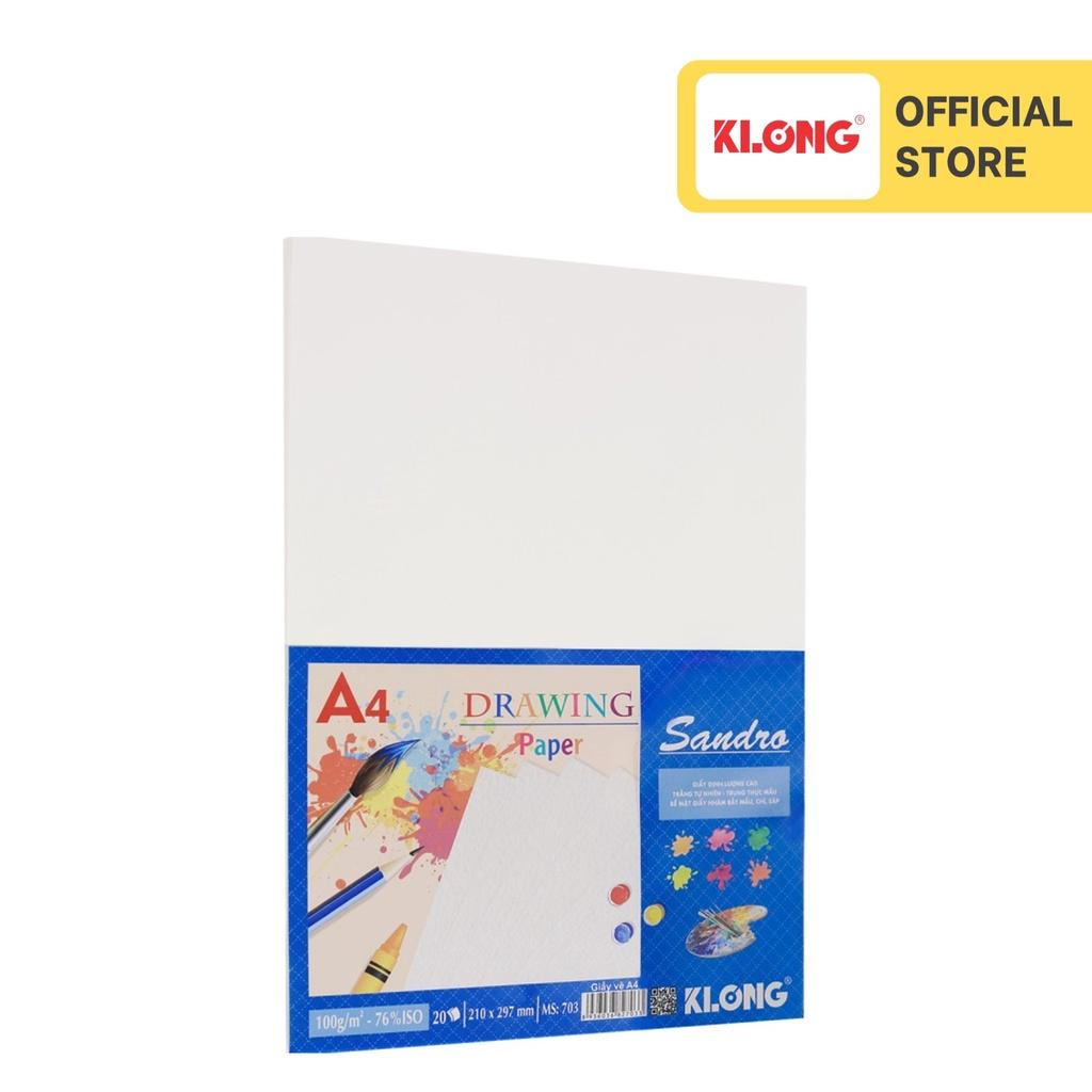 Giấy vẽ A4 20 tờ tập MS: 703