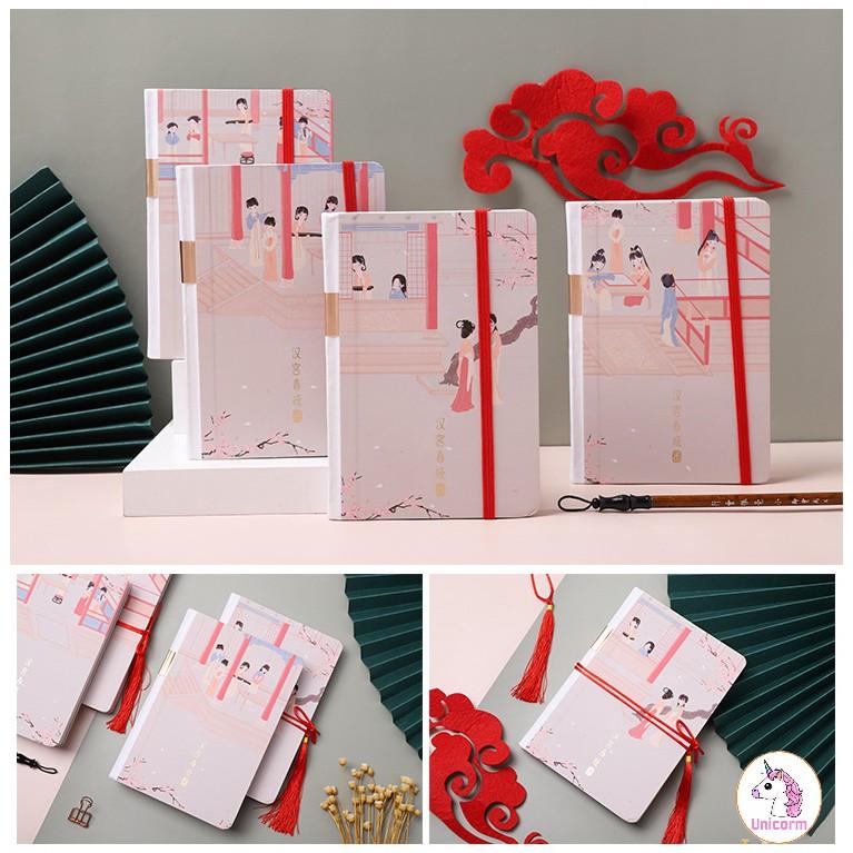 Sổ tay cổ trang - phong cách cổ điển - scrapbook siêu đẹp