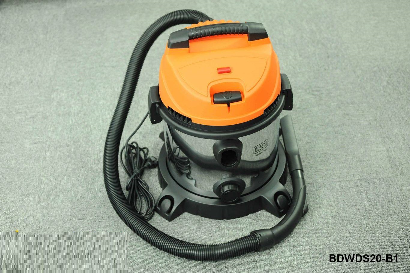 Máy hút bụi khô và ướt chạy điện BLACK & DECKER BDWDS20-B1 (1600w)- Hàng chính hãng