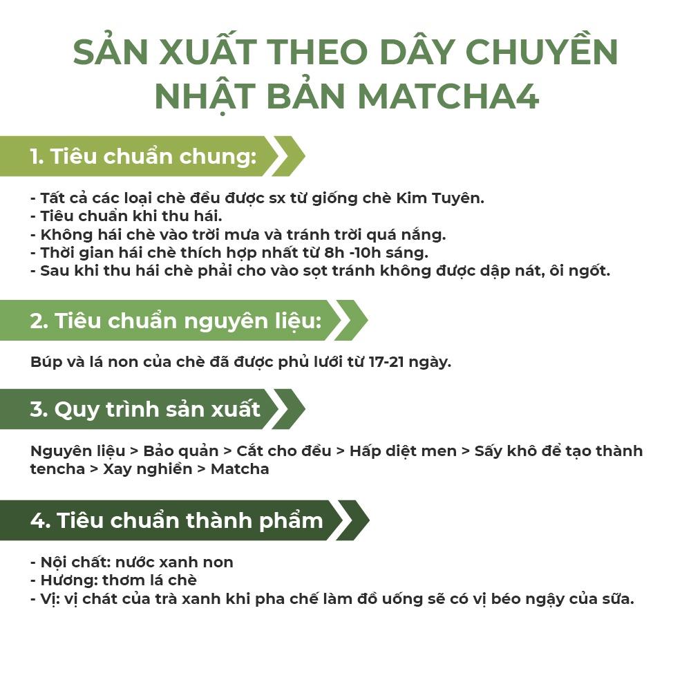 Bột Matcha Trà Xanh Chính Hiệu Tam Đường Hương Thơm Dịu Nhẹ, Vị Chát Nhẹ