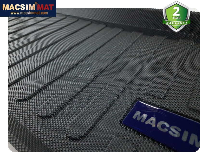 Thảm lót cốp xe ô tô Nissan Terra New nhãn hiệu Macsim chất liệu TPV cao cấp màu đen(305)