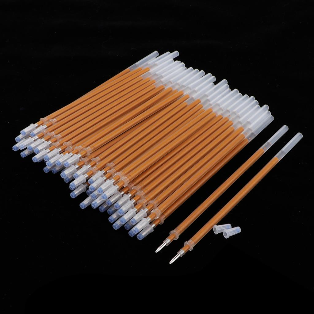 2x50 Pieces Gold Color Flash Gel Pen Refill Fluorescent Graffiti Painting