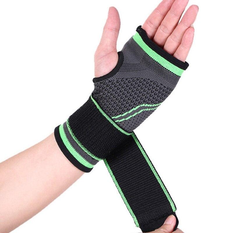 2Pcs Sports Wristbands Weight Lifting Gloves Nylon Wrist Band Gym Workout Unisex Wrist Support Fitness Bodybuilding Wrist Wraps