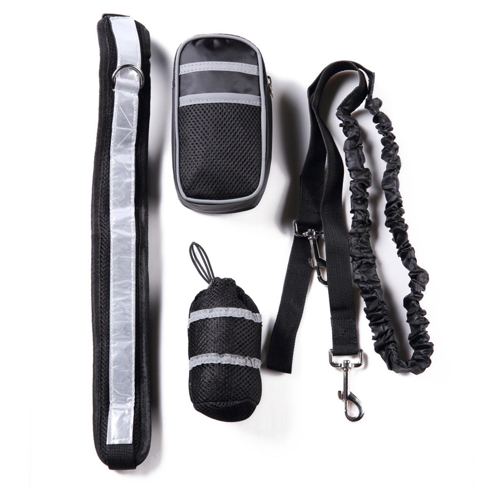 Running Dog Leash Hands Free Reflective Reflective Dog Traction Rope