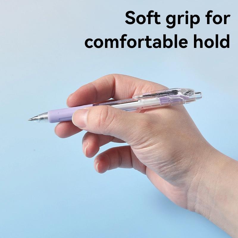 Bút Gel Bấm 0.5 mm - Deli EG057N-BL - Mực Xanh (Màu Thân Bút Giao Ngẫu Nhiên)