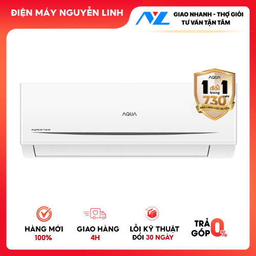 Máy lạnh AQUA 1.5HP AQA - RV13QC2 - Model 2024 - Hàng chính hãng- Chỉ giao HCM