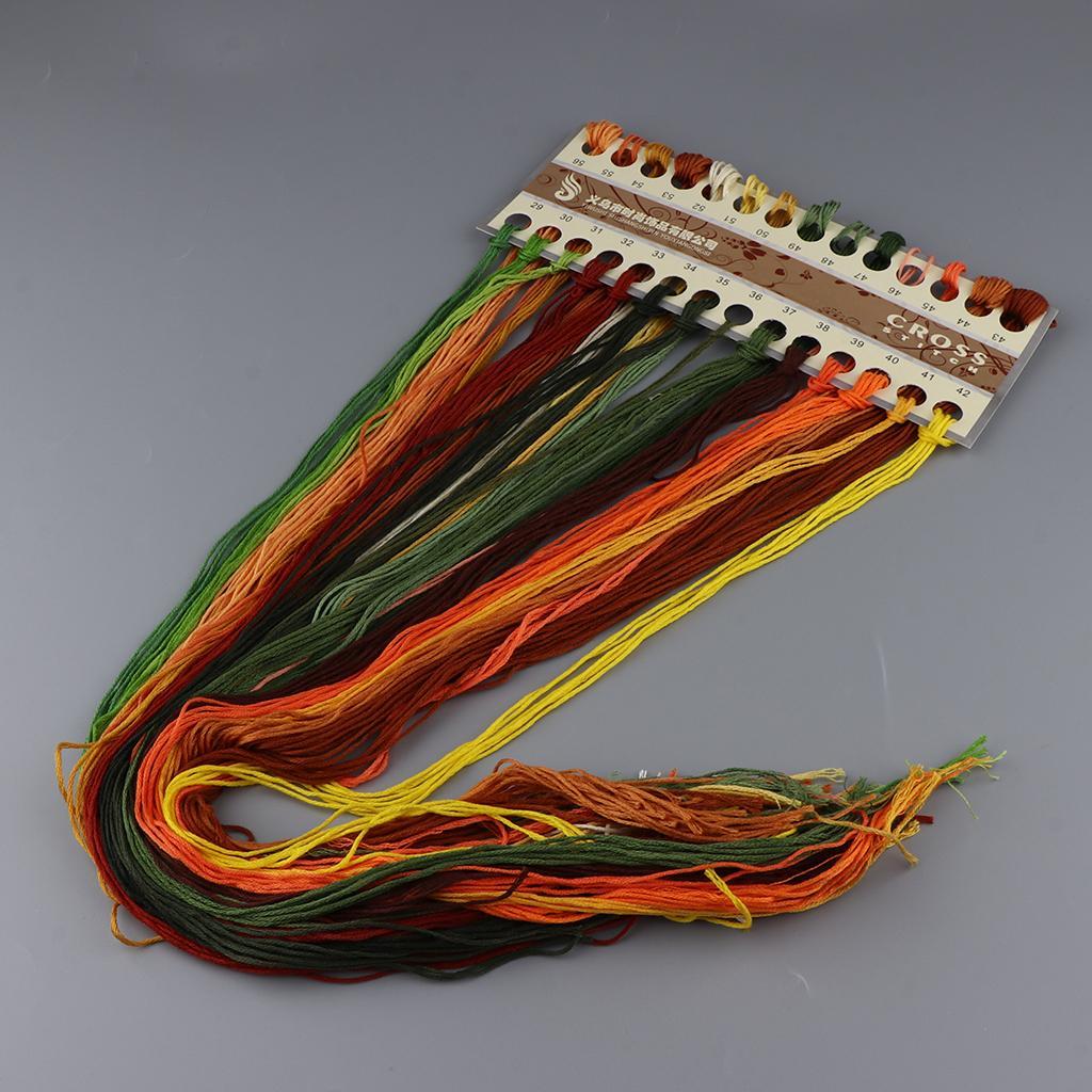 DIY Stamped Cross Stitch Kit Pre-Printed Pattern - Fruits 11 Count 55x36cm