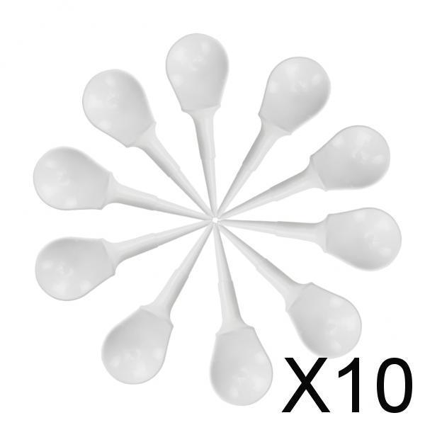 10x10 Pieces Plastic Novelty Anti-Slice Golf Tees Chair Tees Divot Tools White