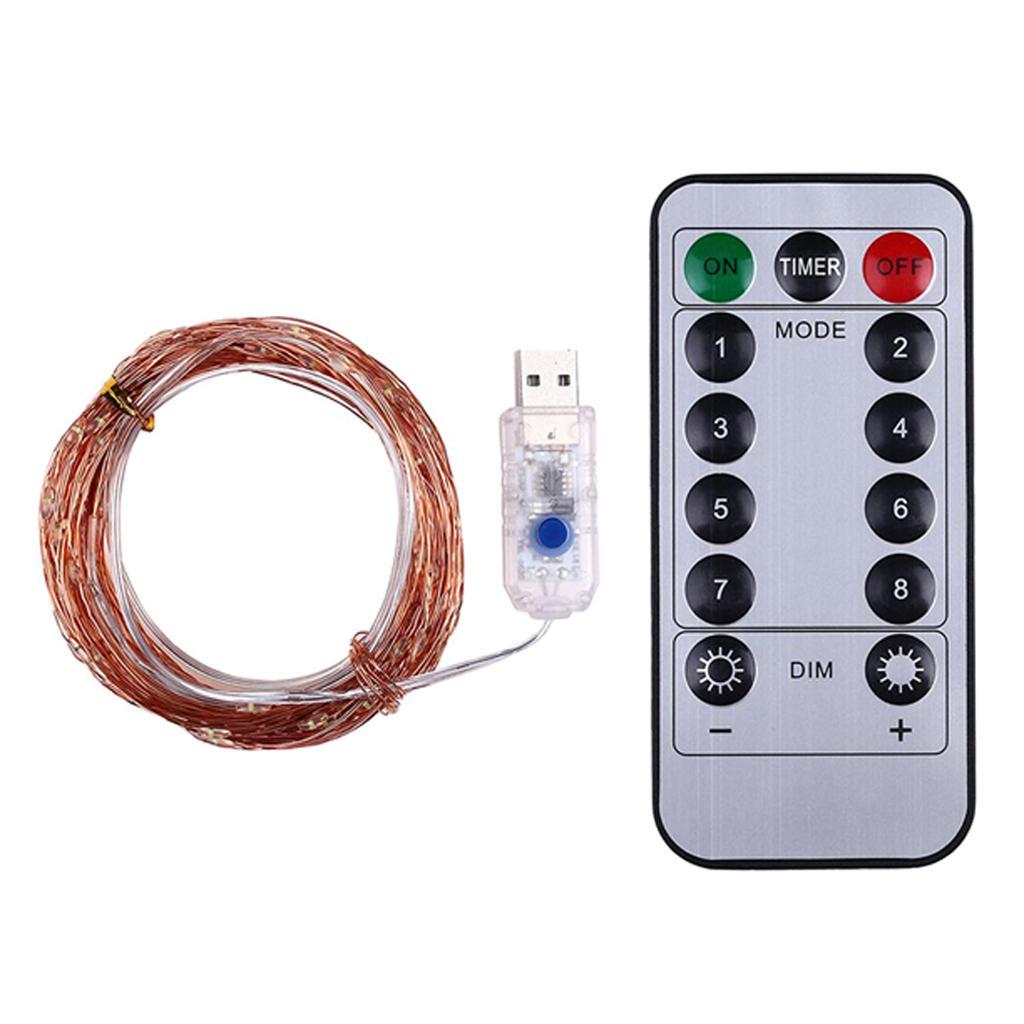 Decorative LED String Lights Multi Color Change String Lights Warm White 1