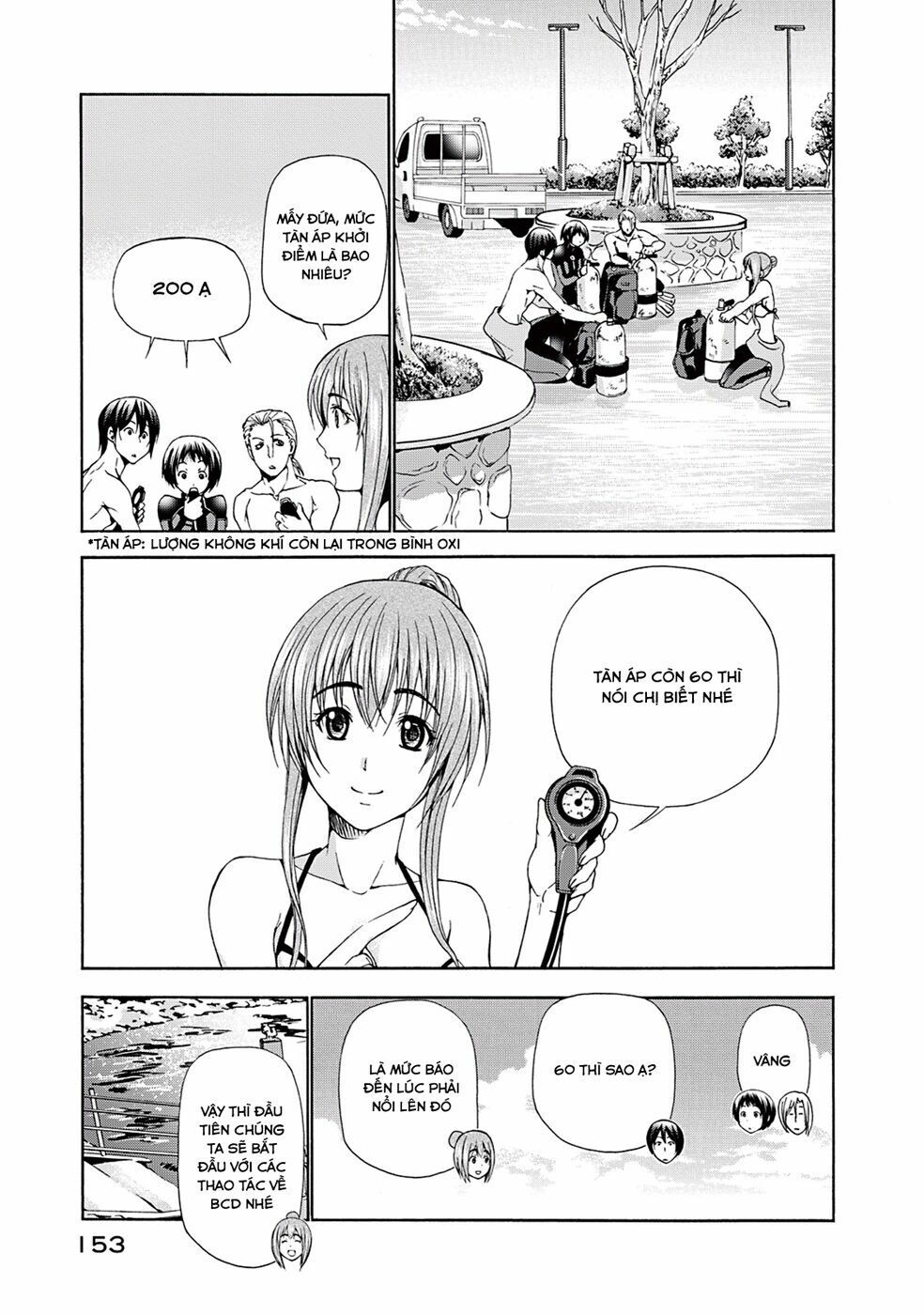 cô gái thích lặn - grand blue chapter 17 18
