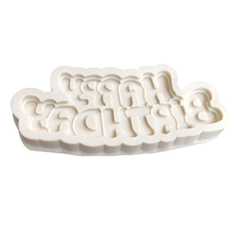 Birthday Model Silicon Mold Fondant Cake Decorating Tools Baking Mould DIY Craft For Party Decorations Birthday Gifts