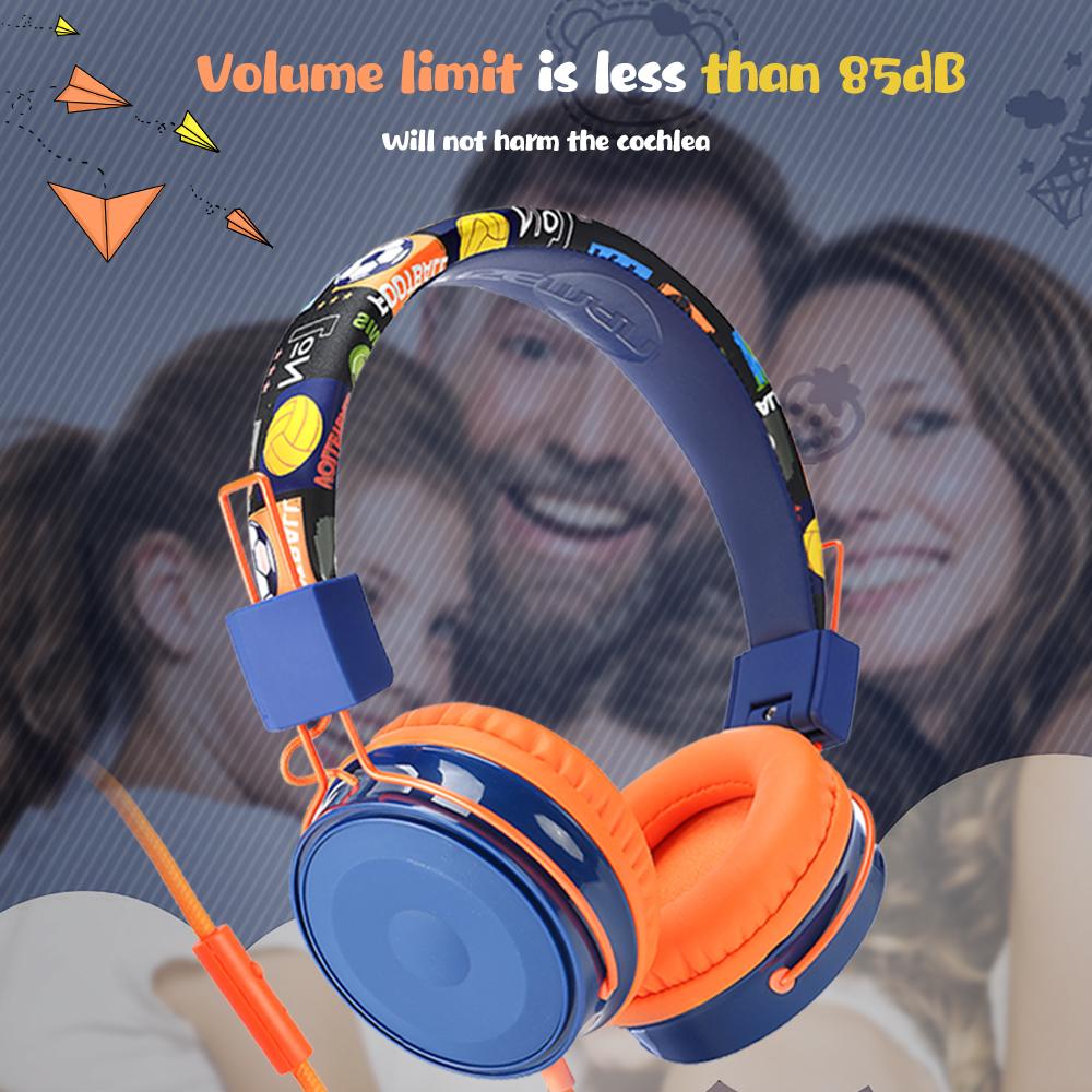 Có Dây Tai Nghe Có Micro Bé Gái Bé Trai Nhạc Stereo Tai Nghe Máy Tính Game Thủ Trẻ Tai Nghe Có Thể Gập Gọn Tai Nghe Trẻ Em Quà Tặng