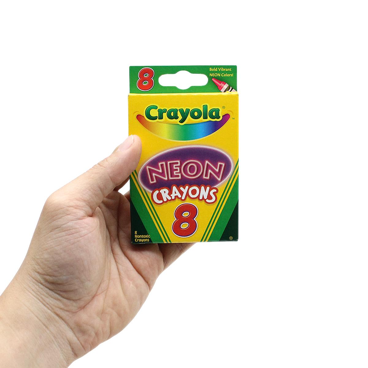 Hộp 8 Bút Sáp Màu Crayon Neon - Crayola 523418