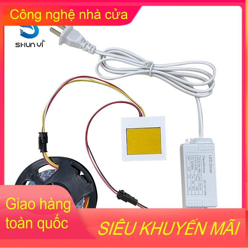 Công tắc cảm ứng gương dùng cho đèn led 1 màu, 3 màu