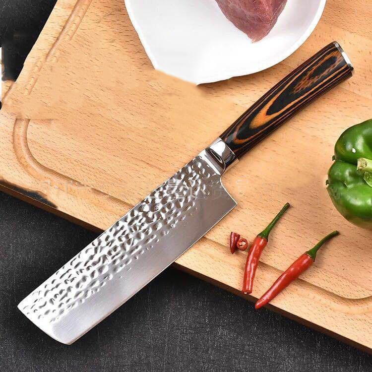 DAO - DAO BẾP NHẬT BẢN USUBA THÉP DAMASCUS MÃ IDT122 nt topcomshop vn