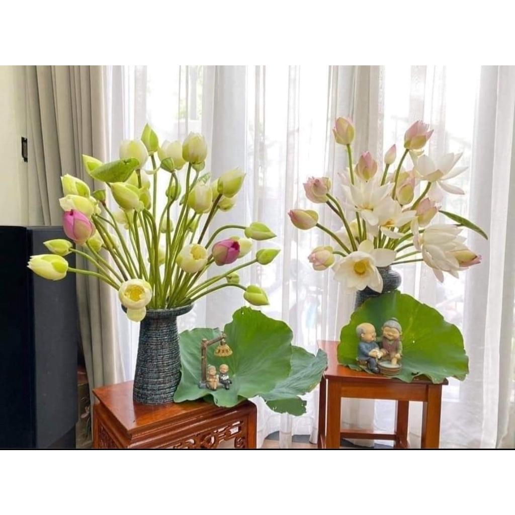 Bình gốm cắm hoa decor, bình gốm vuốt tay Bát Tràng Gốm Nghệ Nhân