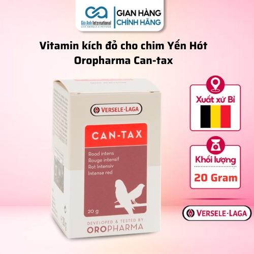 Vitamin kích đỏ dành cho chim Yến hót - Versele-Laga Oropharma Can-tax Dạng bột Giúp lông lên màu đỏ tự nhiên - 20gram