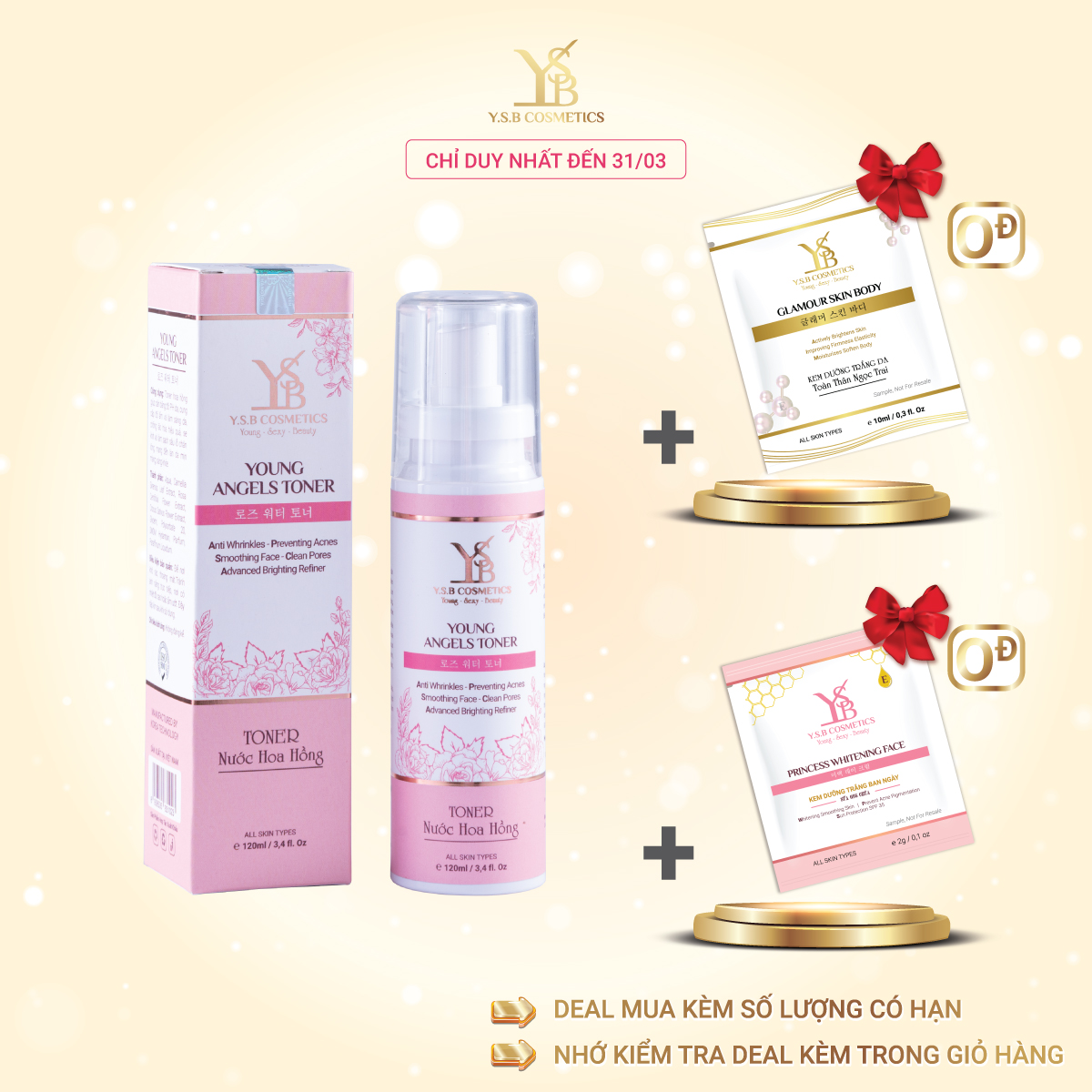 Toner nước Hoa Hồng YOUNG ANGELS TONER