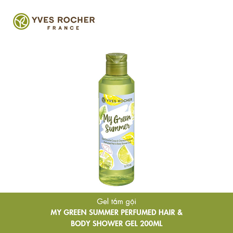 Gel tắm gội My Green Summer Perfumed Hair &amp; Body Shower Gel (200ml)