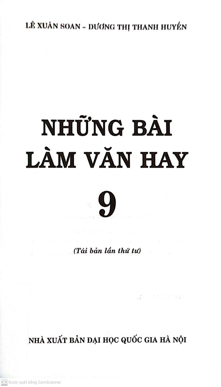 Sách - Những bài làm văn hay 9