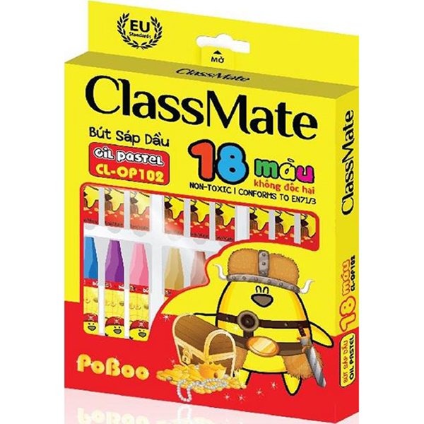 Bút Sáp Dầu Classmate OP102 - 18 Màu