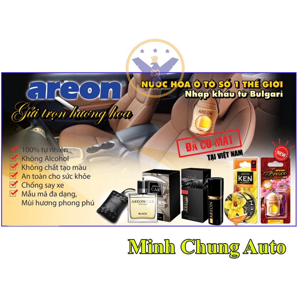 Nước hoa ô tô cao cấp Areon. kẹp cửa gió điều hòa hương Platinum