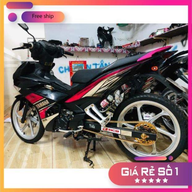 Tem rời ex 150 đỏ đen chất liệu Crom ko bay màu bảo hành màu sắc vĩnh viễn