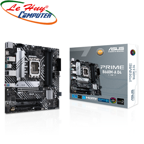 Mainboard Asus PRIME B660M-A D4-CSM -- Hàng Chính Hãng