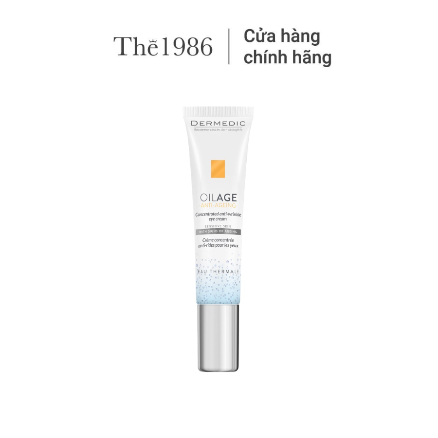 Kem dưỡng mắt giảm nhăn Dermedic Oilage Concentrated Anti Wrinkle Eye Cream 15ml