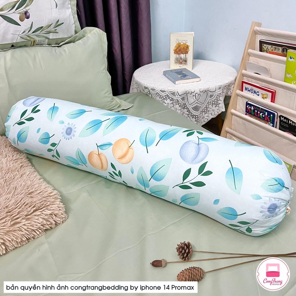 Vỏ gối ôm Cotton PL hoạt tính Nhiều Màu - Cotton Poly nhập Khẩu - Không Bai Xù, không phai màu (30cm x 100cm)