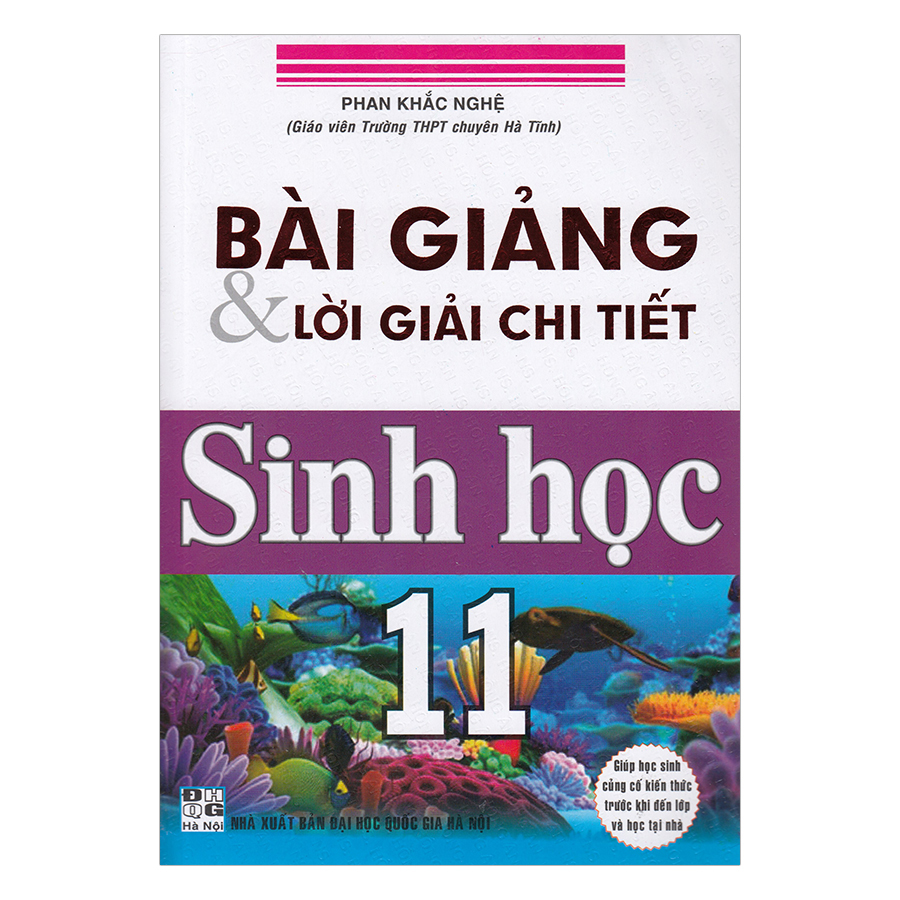 Bài Giảng Và Lời Giải Chi Tiết Sinh Học 11