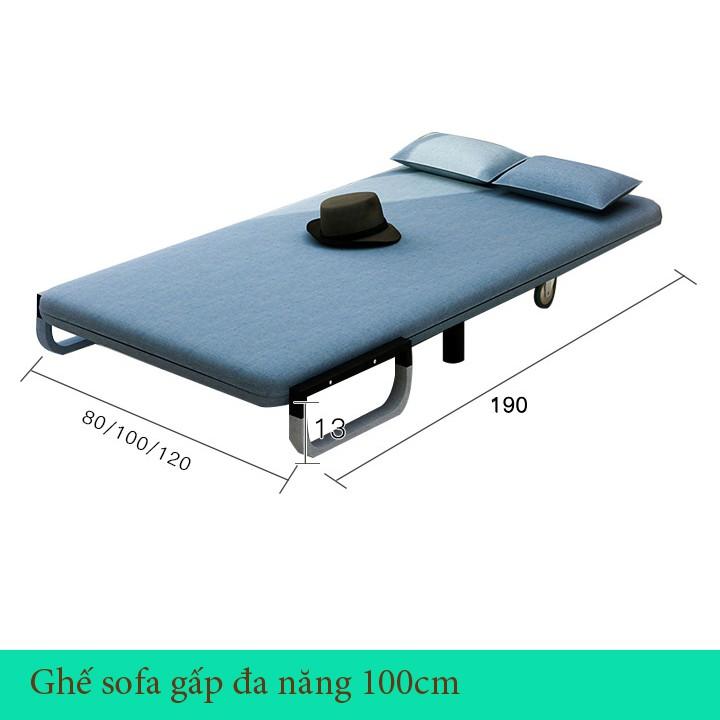 Ghế sofa gấp đa năng nhiều kích thước, sofa thông minh đa năng giường- ghế 2 in 1