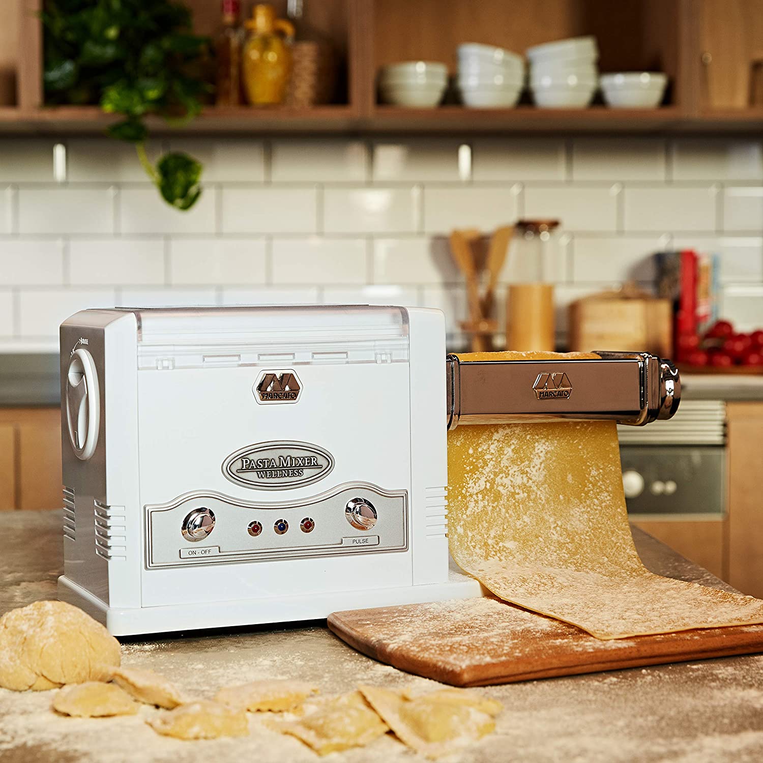 Máy Trộn Bột Và Cắt Mì Ý Marcato Pasta Fresca Xuất xứ Ý
